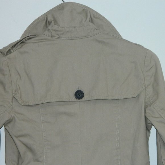 2 for/ $60 American Eagle Peplum Military Style Coat Size Small - Picture 9 of 16